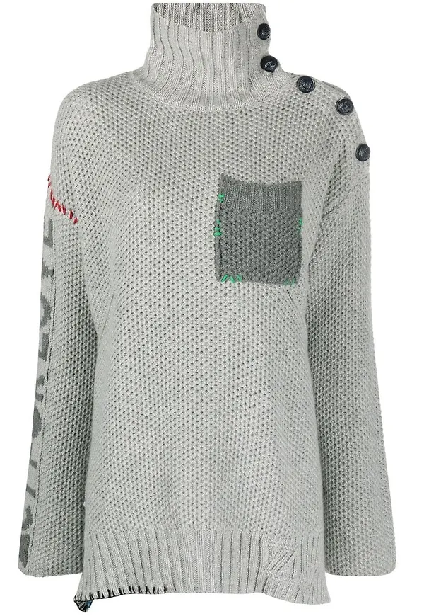 Zadig&Voltaire Alma kashmirtröja - Grå