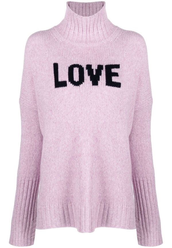 Zadig&Voltaire Alma tröja i merinoull - Lila