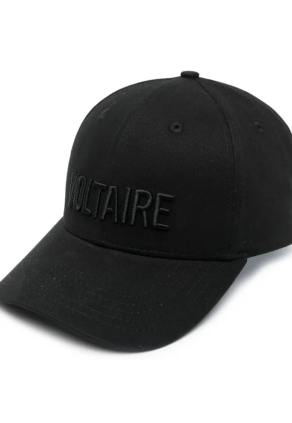Zadig&Voltaire basebollkeps med broderad logotyp - Svart