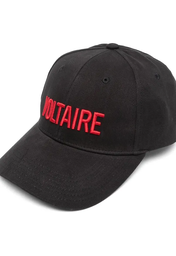 Zadig&Voltaire basebollkeps med logotyp - Svart