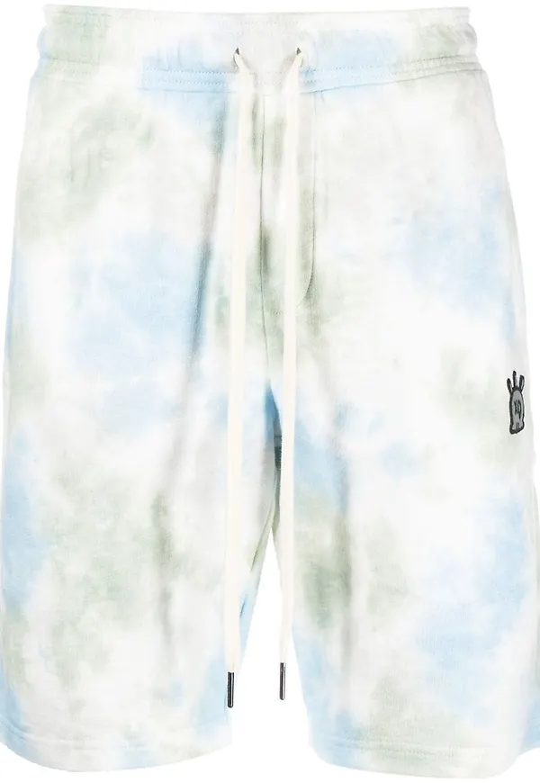 Zadig&Voltaire batikmönstrade bomullsshorts - Grön