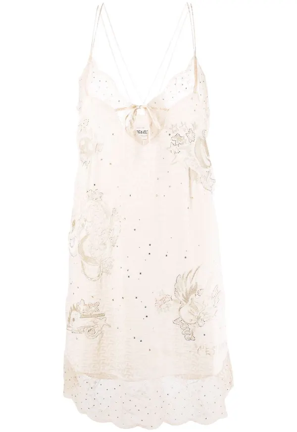 Zadig&Voltaire Calissa skiftklänning - Neutral