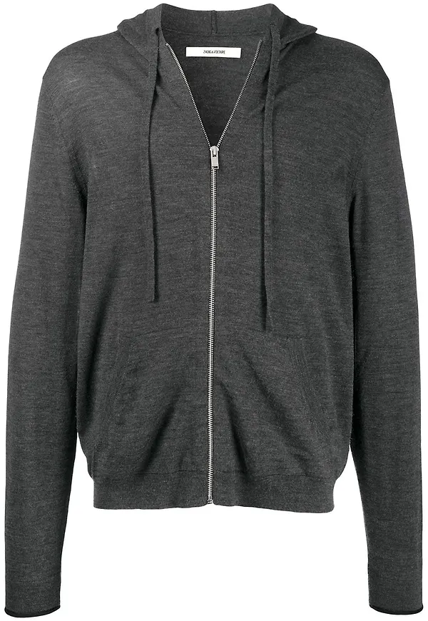 Zadig&Voltaire cardigan med huva - Grå