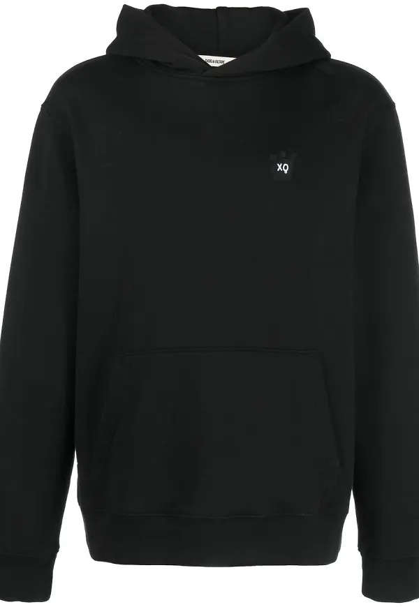 Zadig&Voltaire hoodie med dödskalle - Svart