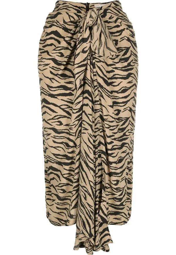 Zadig&Voltaire Janais tigermönstrad kjol - Brun