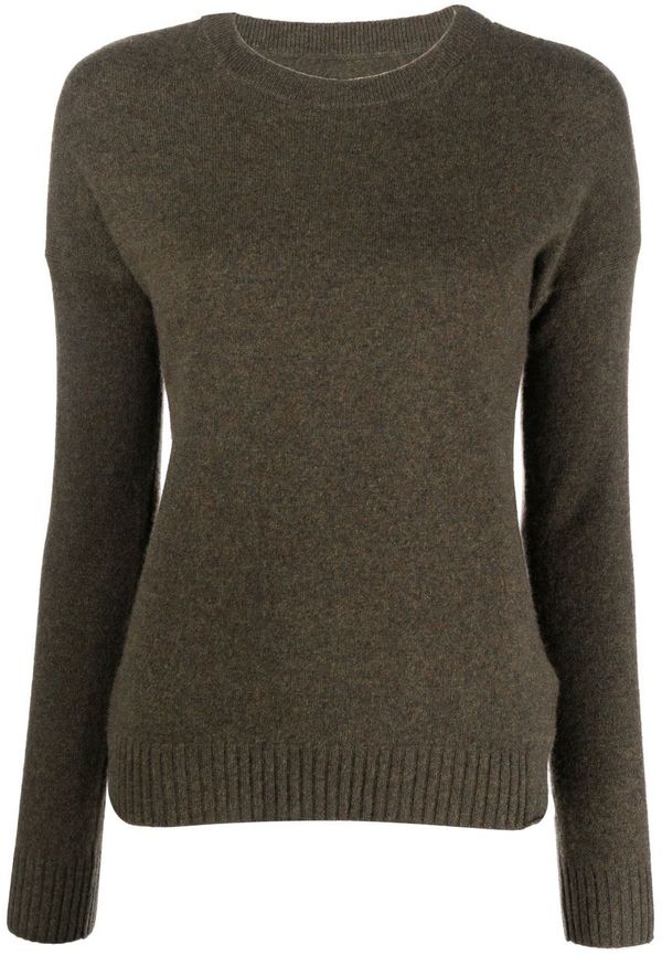 Zadig&Voltaire kashmirtröja med rundad hals - Brun