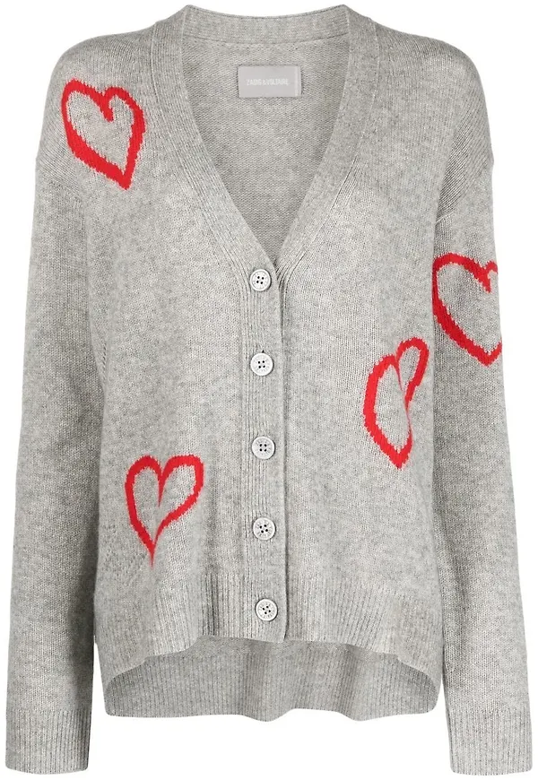 Zadig&Voltaire kofta i jacquard - Grå
