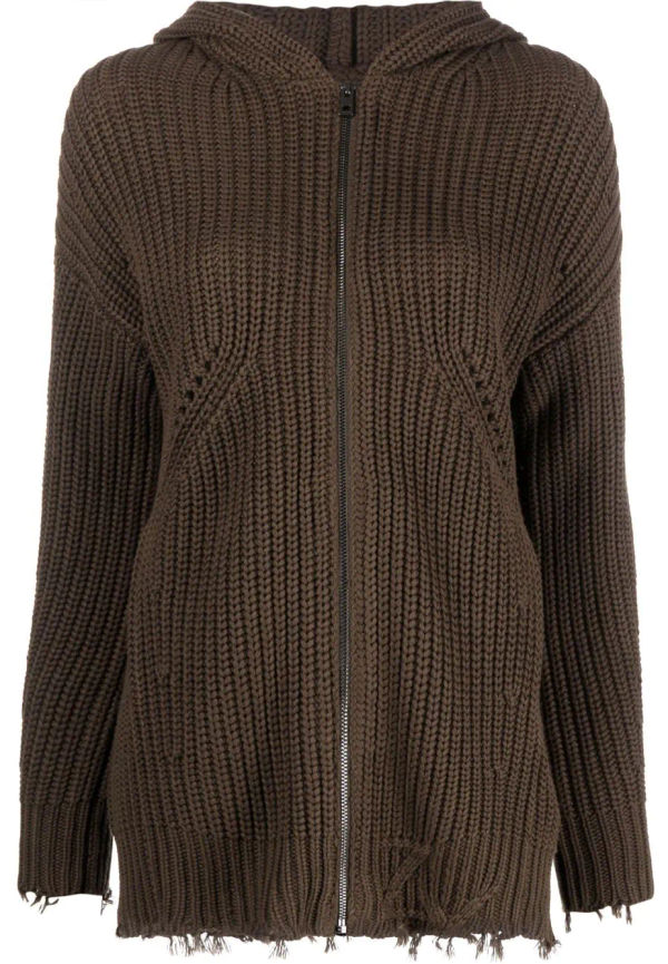 Zadig&Voltaire kofta med broderad logotyp - Grön