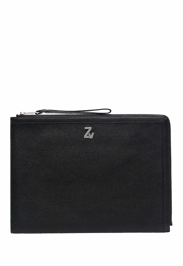 Zadig&Voltaire kuvertväska med dragkedja - Svart