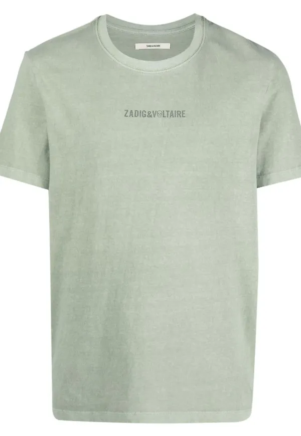 Zadig&Voltaire logo-print cotton T-shirt - Grön