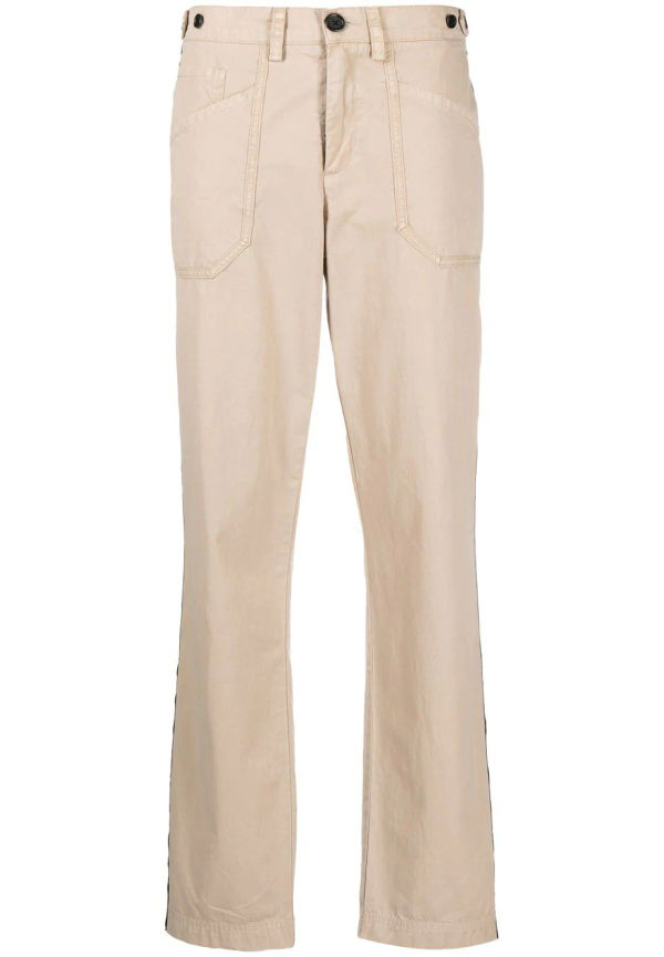 Zadig&Voltaire Pamela byxor med sidorand - Neutral