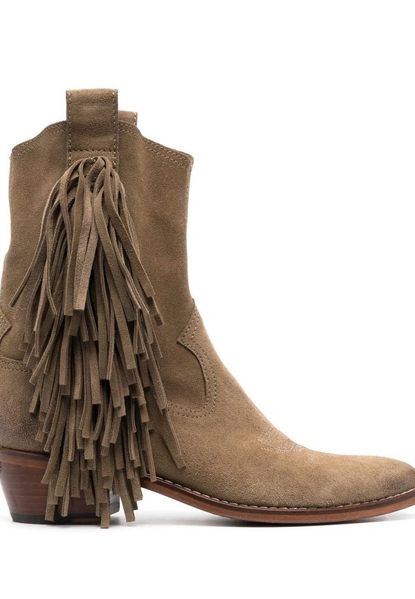 Zadig&Voltaire Pilar stövletter i mocka - Neutral
