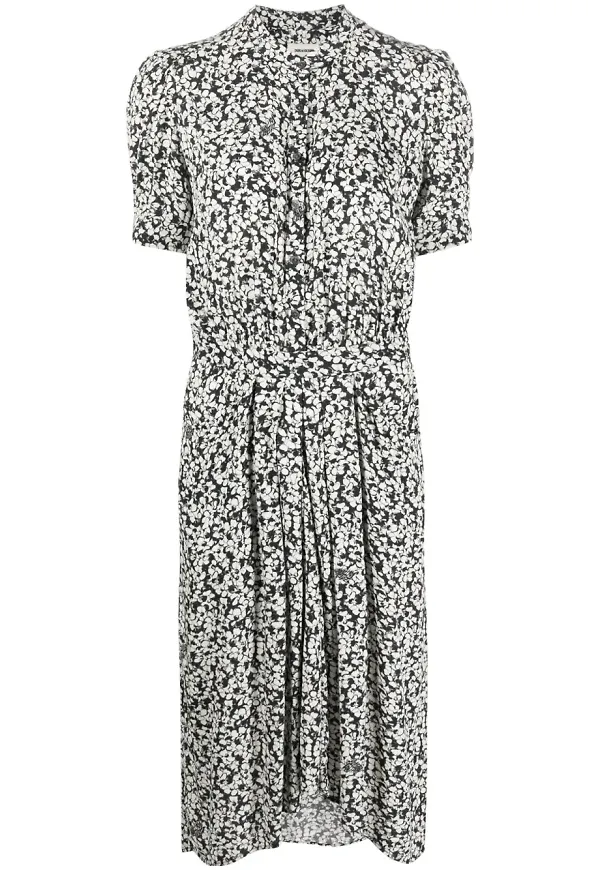 Zadig&Voltaire Rima blommig midiklänning - Blå