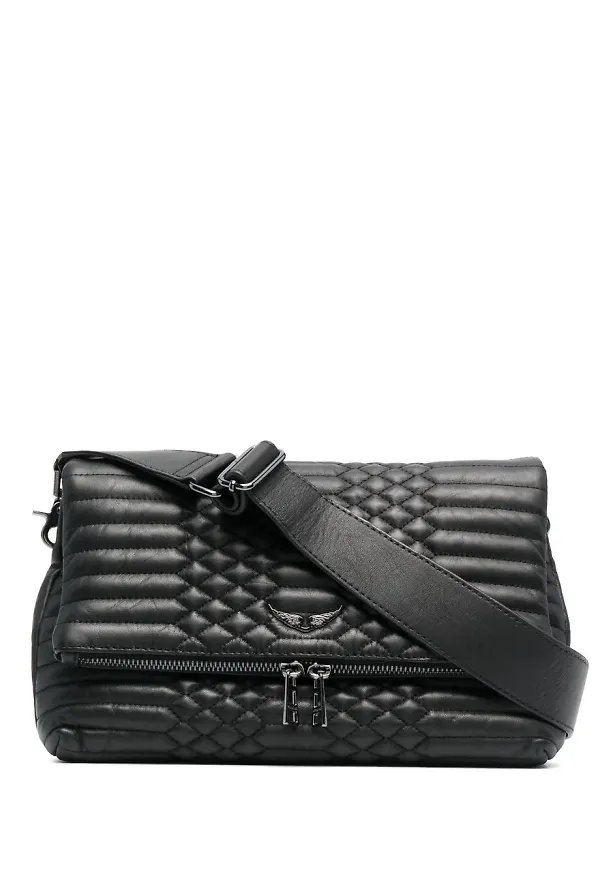Zadig&Voltaire Rocky Mat axelremsväska - Svart