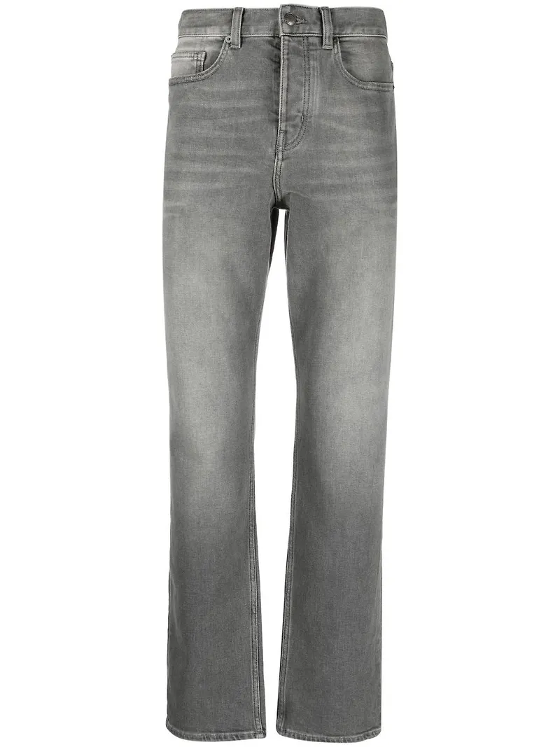 Zadig&Voltaire stentvättade straight-jeans - Grå