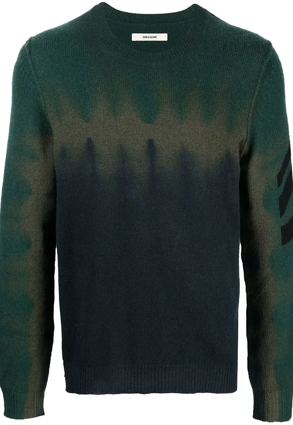Zadig&Voltaire stickad kashmirtröja - Grön