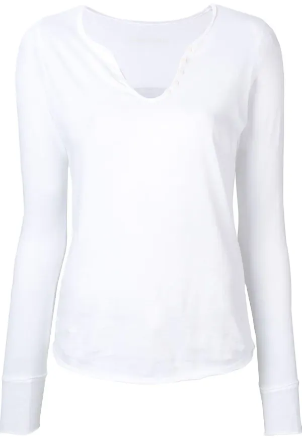 Zadig&Voltaire t-shirt med dödskalledetalj - Vit