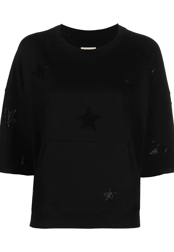 Zadig&Voltaire t-shirt med stjärntryck - Svart