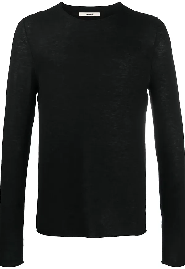Zadig&Voltaire Teiss finstickad tröja - Svart