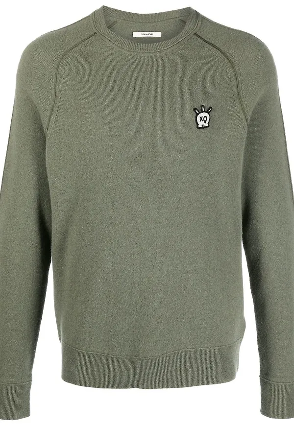 Zadig&Voltaire tröja med dödskallemärke - Grön