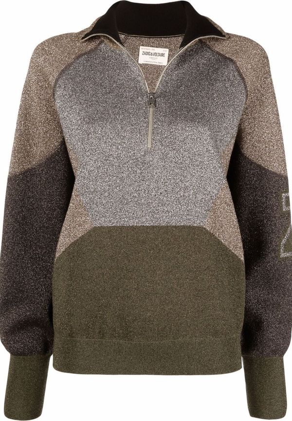 Zadig&Voltaire tröja med färgblock - Grön