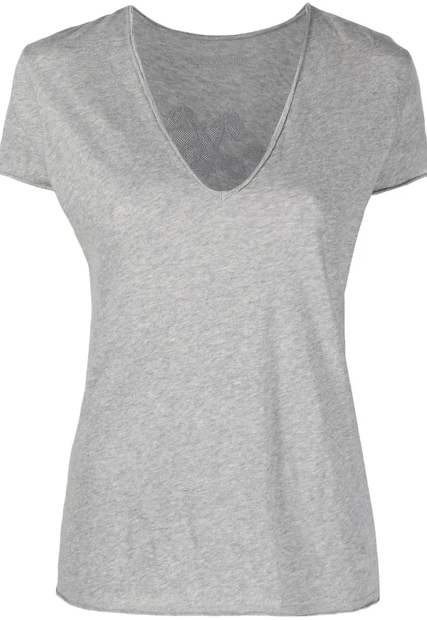 Zadig&Voltaire v-ringad t-shirt - Grå