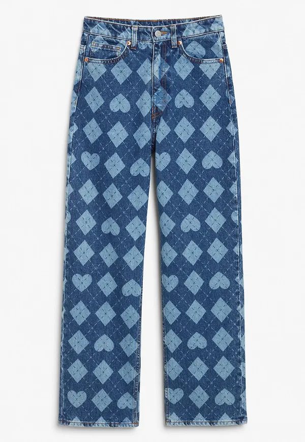 Zami blue argyle jeans - Blue