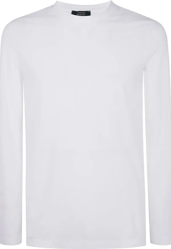 Zanone långärmad t-shirt - Vit