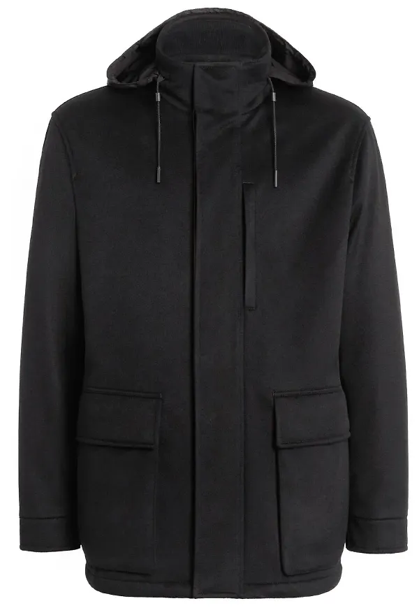 Zegna Elements Vetta Oasi kashmirjacka - Svart
