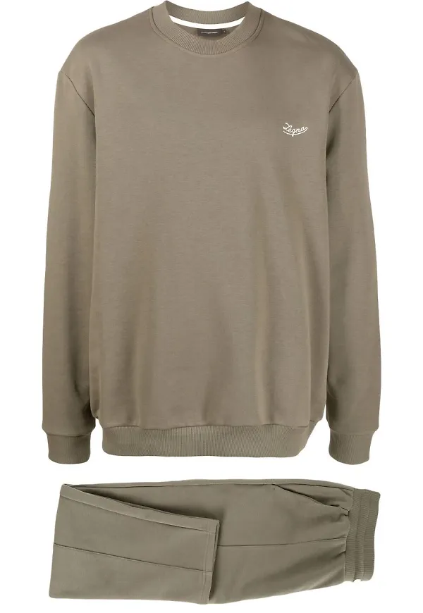 Zegna matchande sportkostym - Grön
