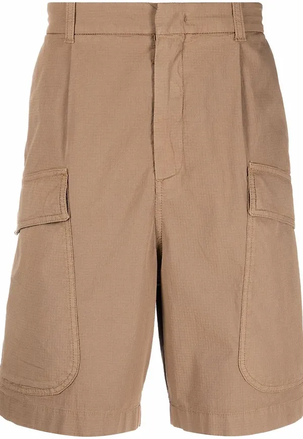 Zegna shorts med cargoficka - Brun