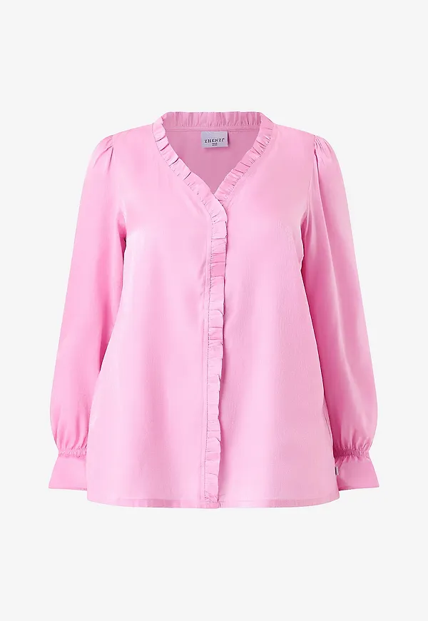 Zhenzi - Blus Zh-Mitzy 1643 Blouse - Lila