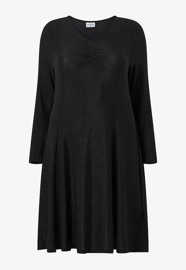 Zhenzi - Klänning Zh-toby 1114 L/S - Svart