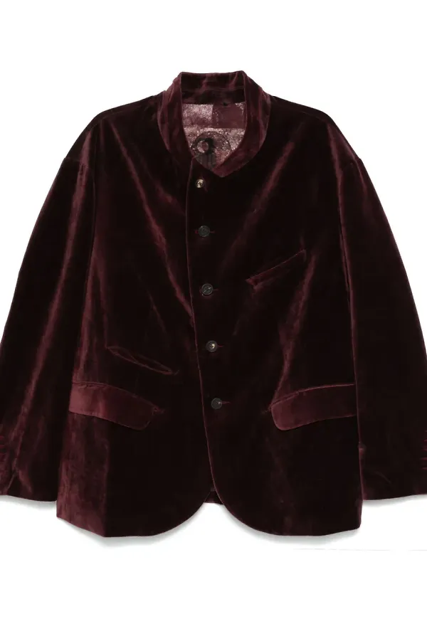 Ziggy Chen bomullsblazer - Röd