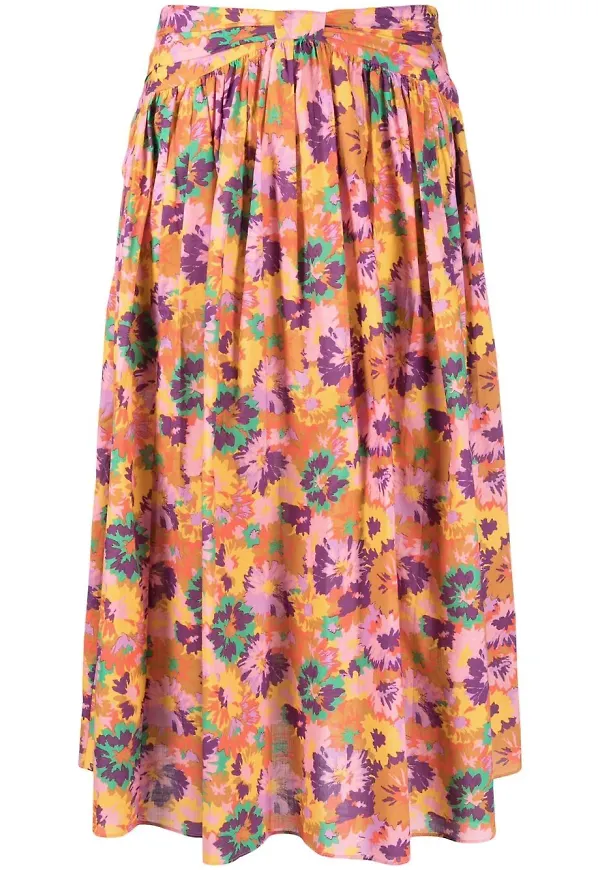 ZIMMERMANN blommig kjol - Rosa