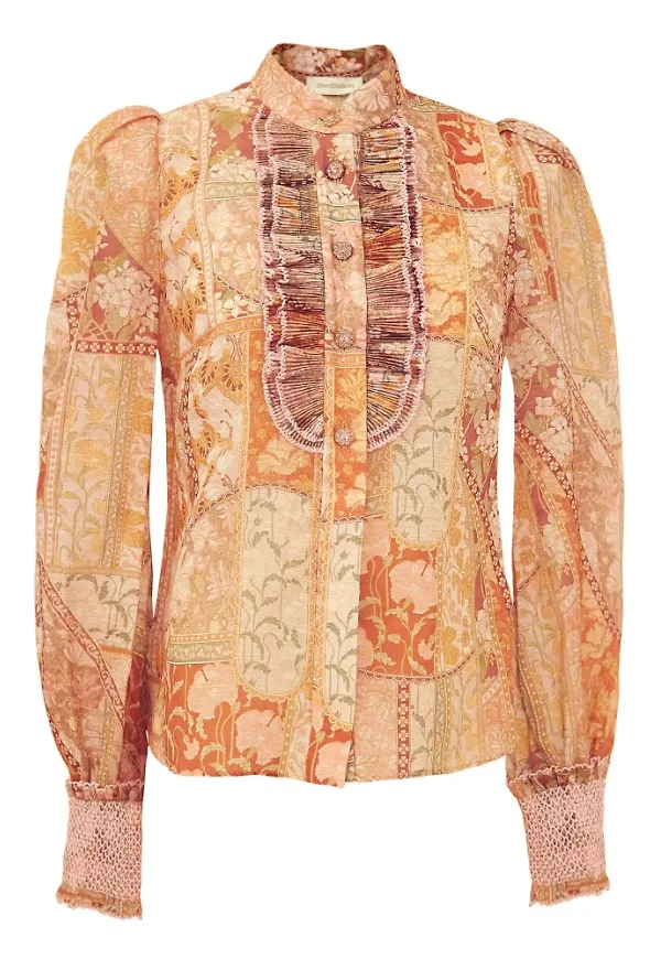 Zimmermann Blous & skjorta Orange, Dam