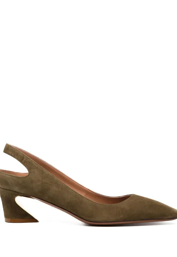 ZIMMERMANN Crescent slingback-pumps 50 mm - Grön