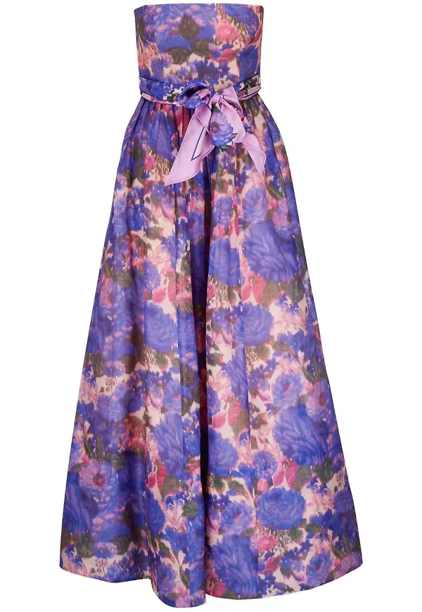 ZIMMERMANN High Tide strapless dress - Lila