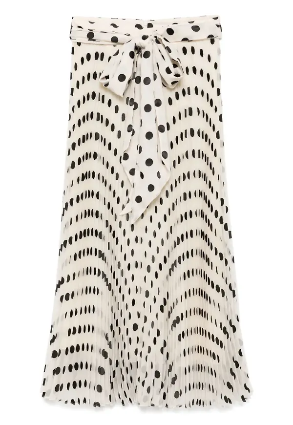 ZIMMERMANN lang Sunray nederdel - Neutral