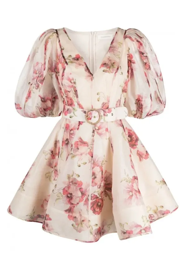 Zimmermann Short Dresses Beige, Dam