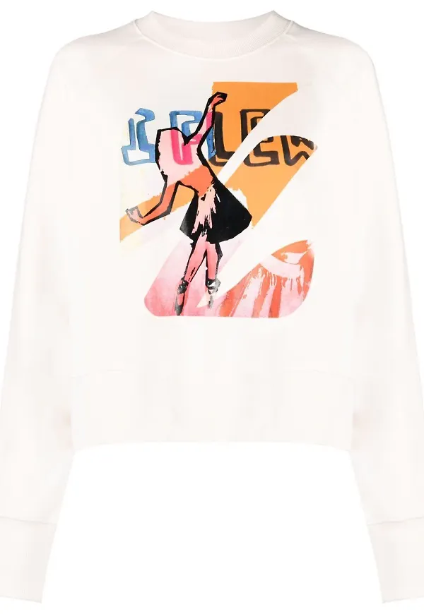 ZIMMERMANN sweatshirt med grafiskt tryck - Neutral