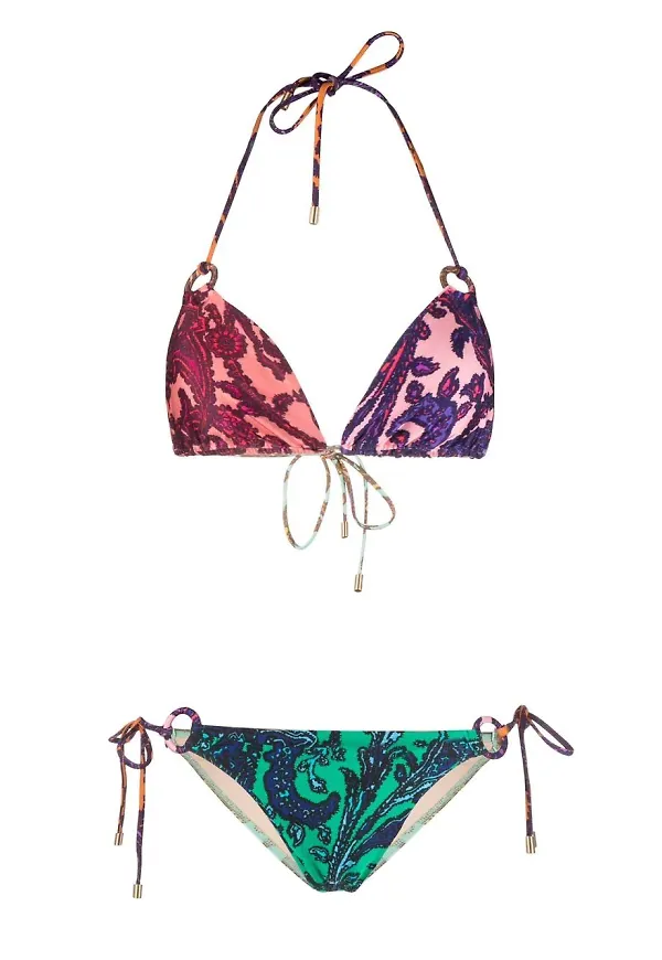 ZIMMERMANN trekantsbikini med tryck - Rosa