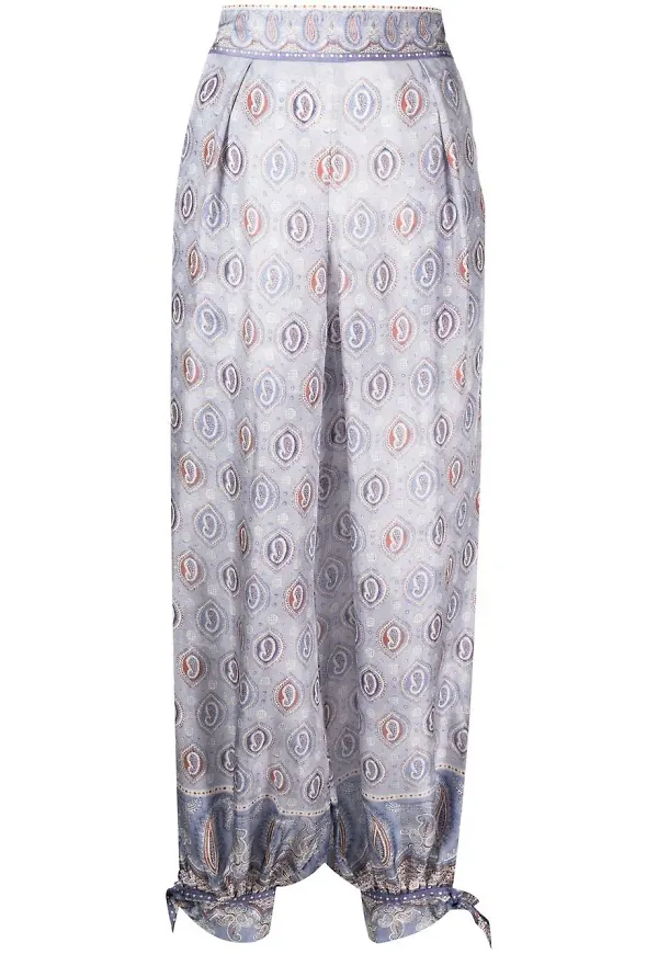 ZIMMERMANN Vitali paisleymönstrade trackpants - Lila