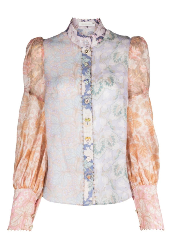 Zimmermann Zimmermann Shirts Spotted Blå, Dam