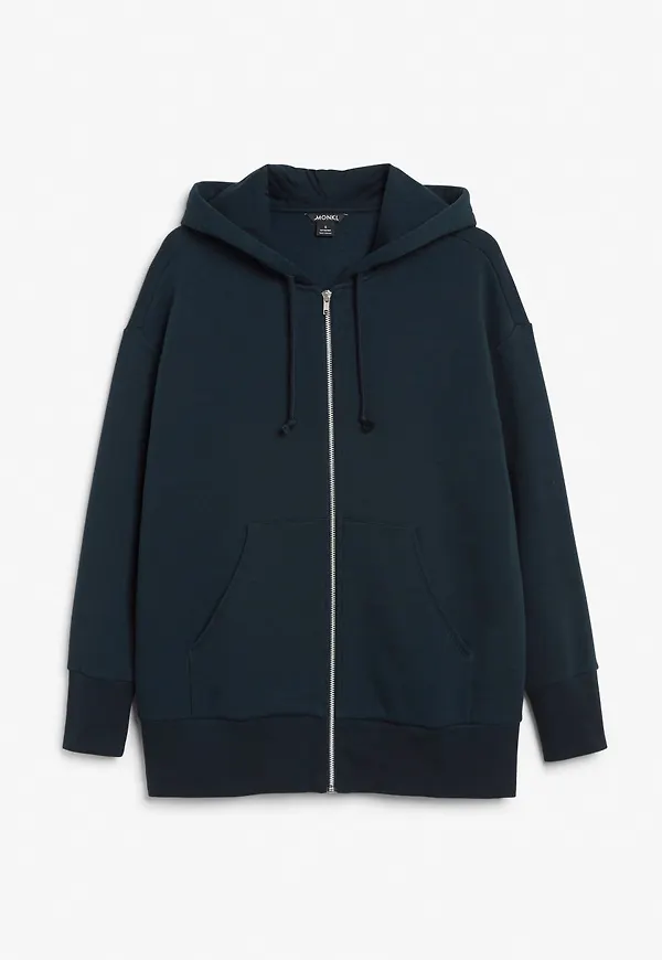Zip-up hoodie - Blue