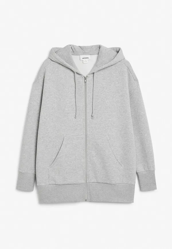 Zip-up hoodie - Grey