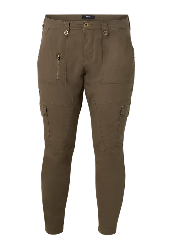 Zizzi - Byxor jMitti Pants - Brun