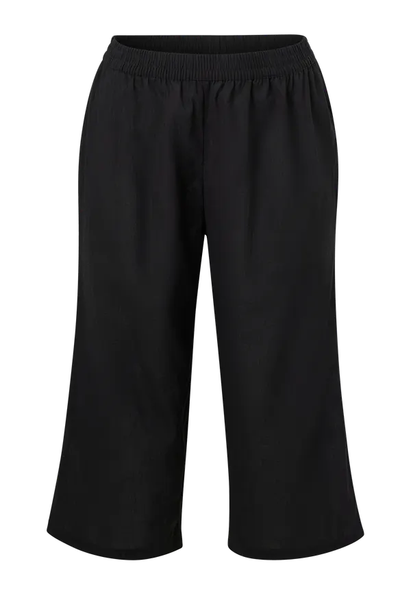 Zizzi - Byxor vFlex 7/8 Pants - Svart