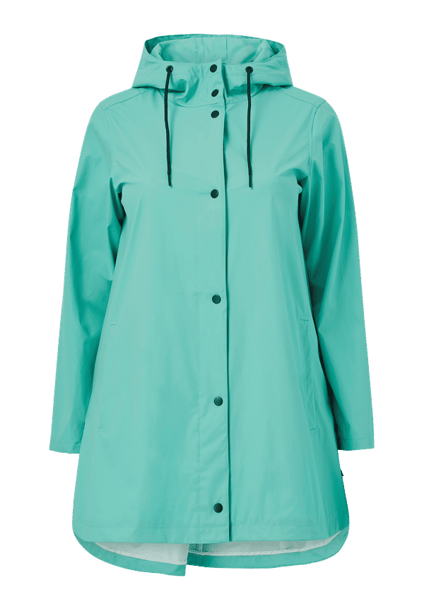 Zizzi - Regnkappa caRainy L/S Coat - Blå