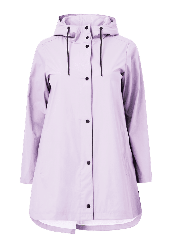 Zizzi - Regnkappa caRainy L/S Coat - Lila